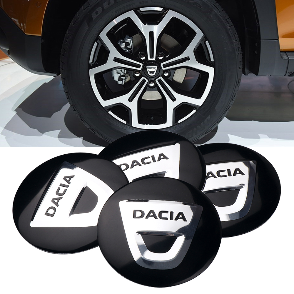 Tech Accessories Hub - 4 adet 56/60mm Araba Tekerlek Merkez