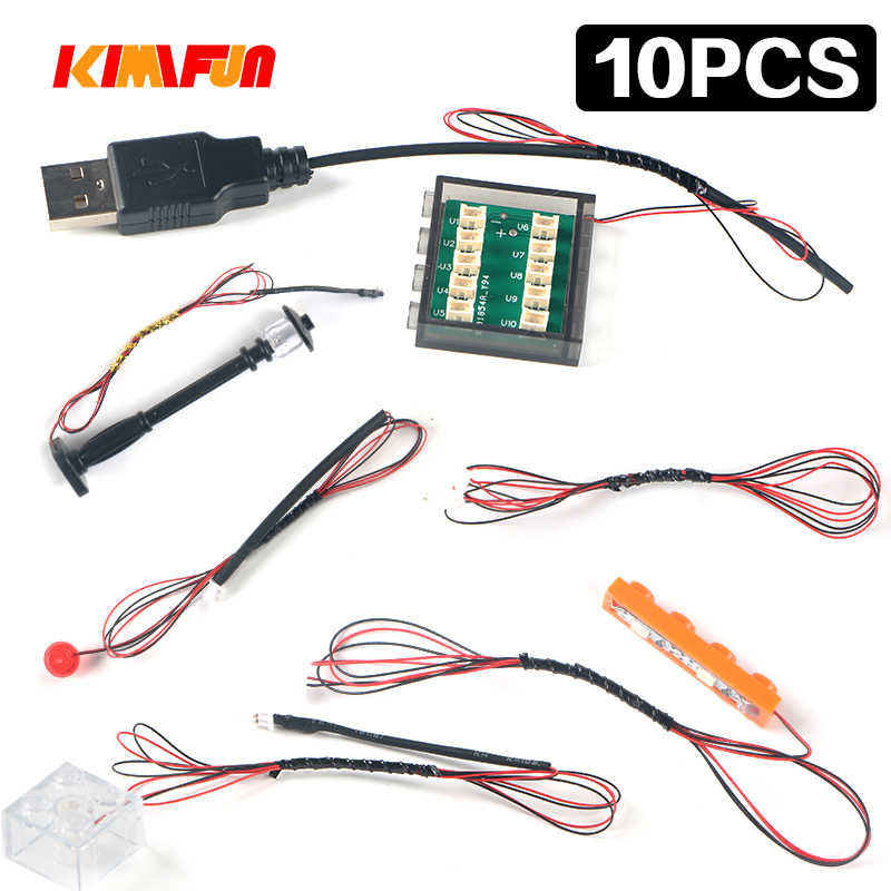 Tech Accessories Hub - 10 adet DIY LED 2pin 1X1