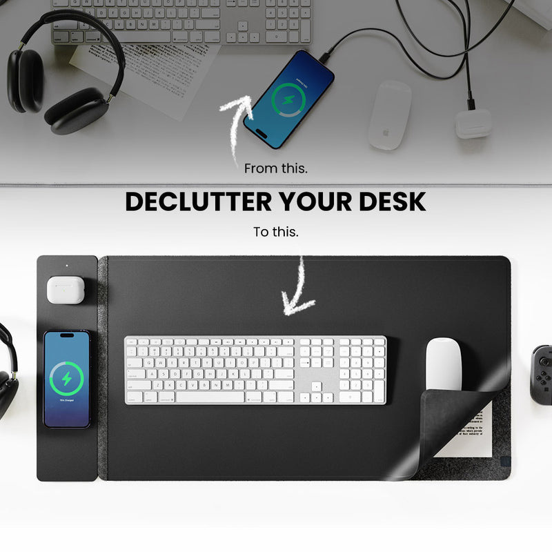 Mouse Charging Pad - 15W Manyetik Kablosuz Şarjlı Mouse Pad