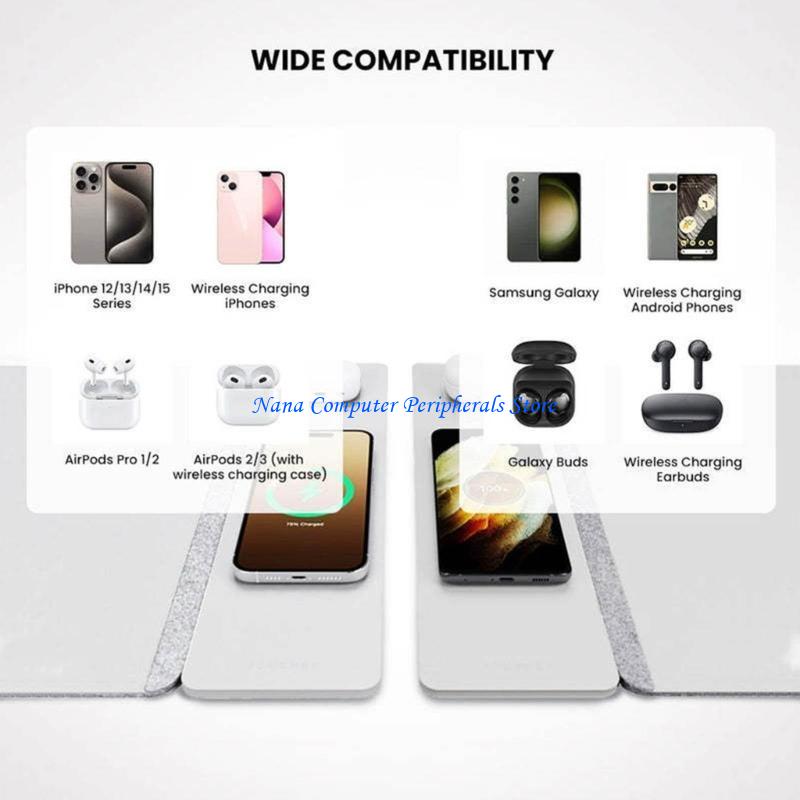 Mouse Charging Pad - F68C Manyetik Oyun Mouse Pad'i Mousepad