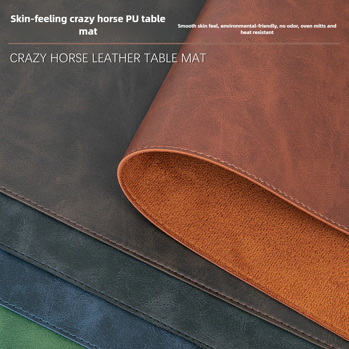 Mouse Charging Pad - Masa Pedi Su Geçirmez PU Fare