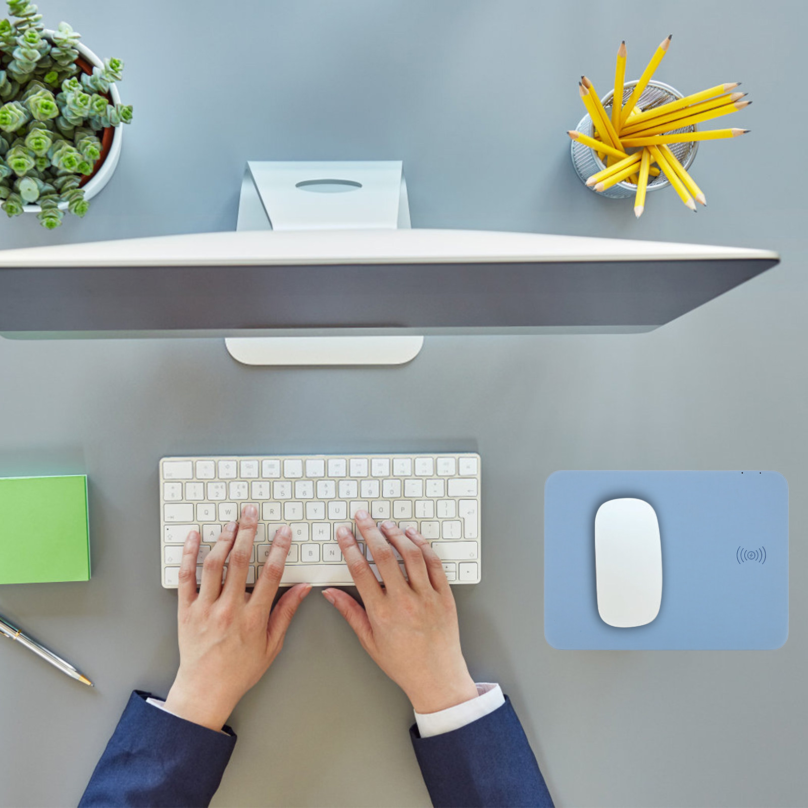 Kablosuz Şarjlı Mouse Pad 15W  - Mouse Charging Pad incelemesi ve fiyatı