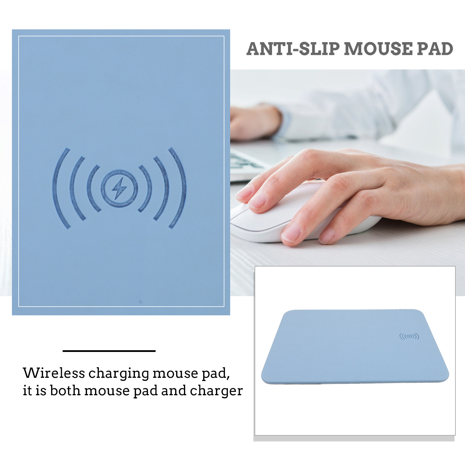 Kablosuz Şarjlı Mouse Pad 15W  - Mouse Charging Pad incelemesi ve fiyatı