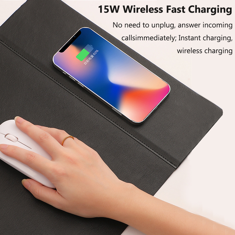 Kablosuz Şarjlı PU Mouse Pad O - Mouse Charging Pad incelemesi ve fiyatı