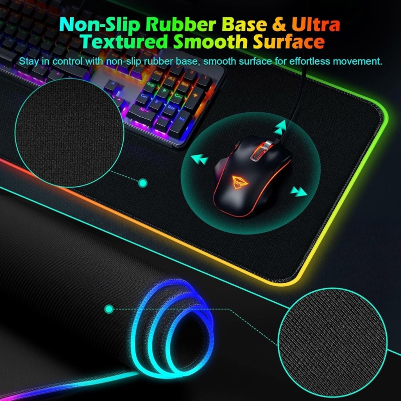 96GE LED oyun Mouse Pad 15W ka - Mouse Charging Pad incelemesi ve fiyatı