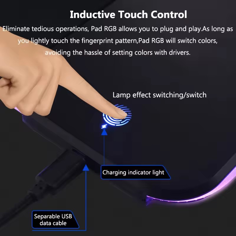 Kablosuz şarj cihazı ile RGB m - Mouse Charging Pad incelemesi ve fiyatı