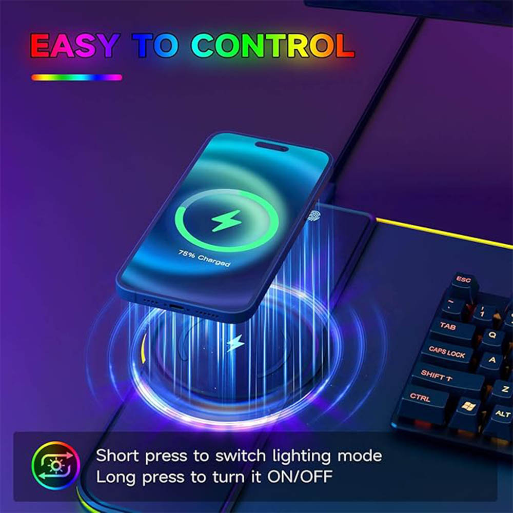 Kablosuz şarj cihazı ile RGB m - Mouse Charging Pad incelemesi ve fiyatı