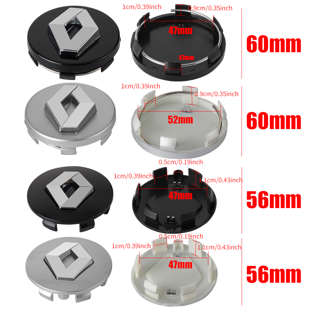 4 adet 56/60mm Orijinal Araba  - Tech Accessories Hub incelemesi ve fiyatı