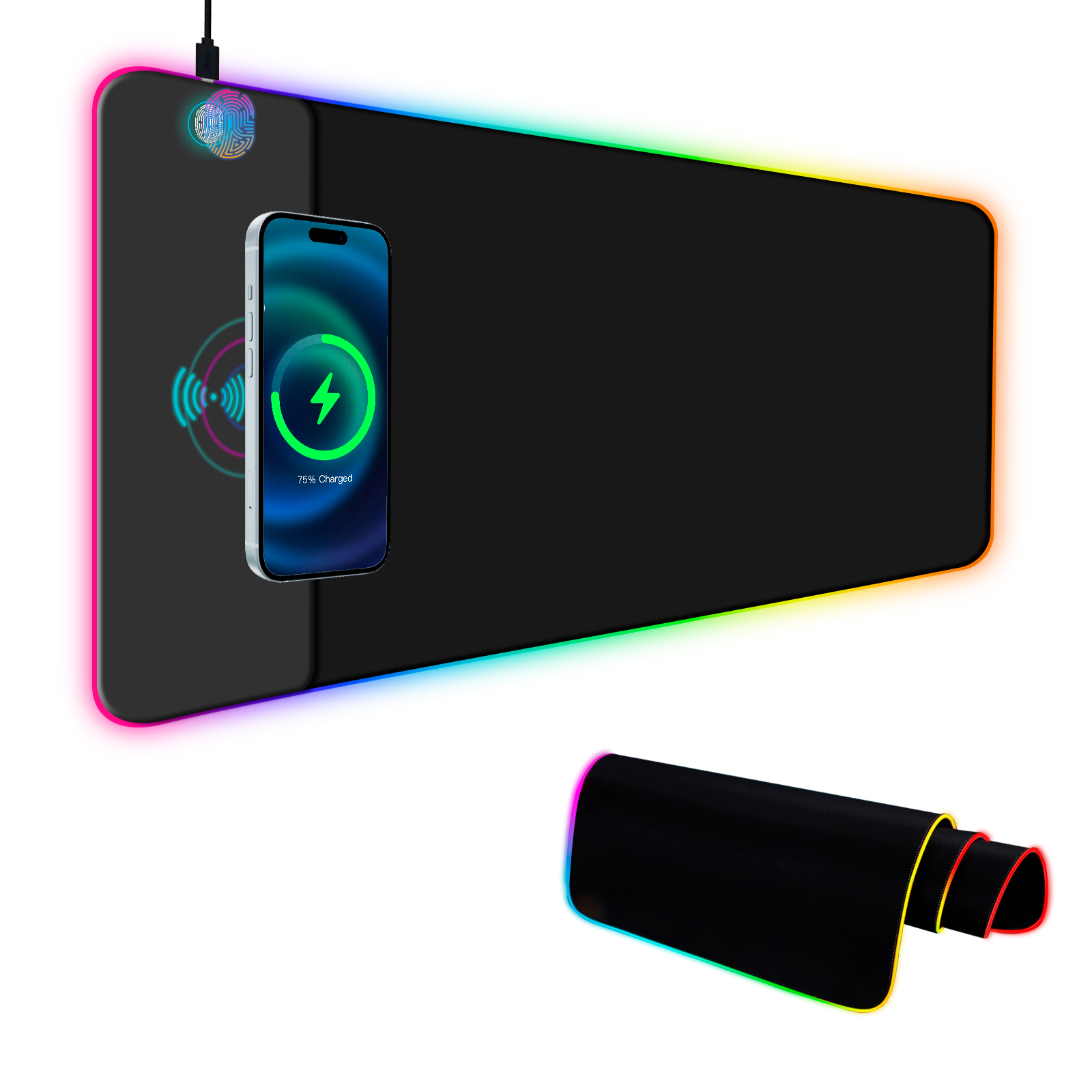 Kablosuz Şarjlı RGB Oyun Mouse - Mouse Charging Pad incelemesi ve fiyatı